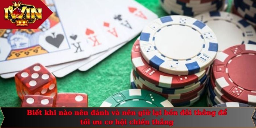 Bốn Đôi Thông Là Gì? - Thông Tin Từ Chuyên Gia Iwin 3 Biết khi nào nên đánh và nên giữ lại bốn đôi thông để tối ưu cơ hội chiến thắng
