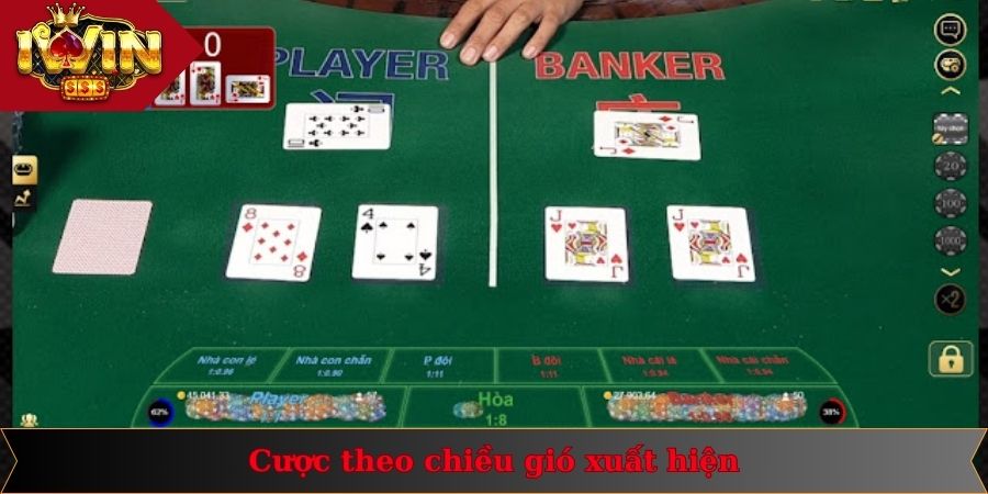 Cách Chơi Baccarat Luôn Thắng, Tăng Cơ Hội Rinh Tiền 2 Người chơi có thể cược theo chiều gió khi chơi baccarat