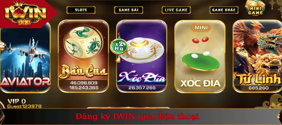 Đăng Ký IWIN 2 Đăng ký IWIN trên điện thoại