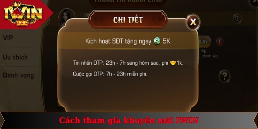 Khuyến Mãi Iwin 3 Quy trình tham gia và nhận thưởng hậu hĩnh từ IWIN